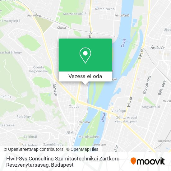 Flwit-Sys Consulting Szamitastechnikai Zartkoru Reszvenytarsasag térkép