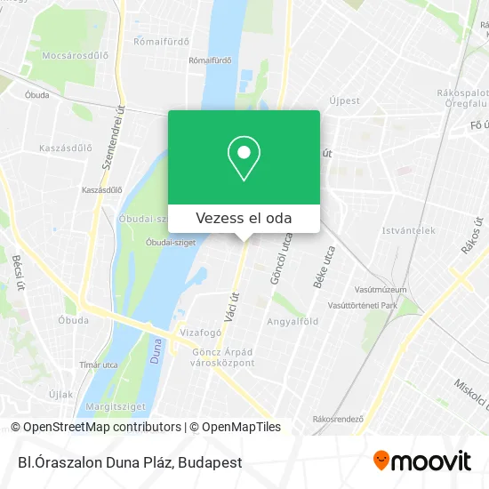 Bl.Óraszalon Duna Pláz térkép