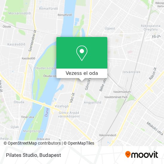 Pilates Studio térkép