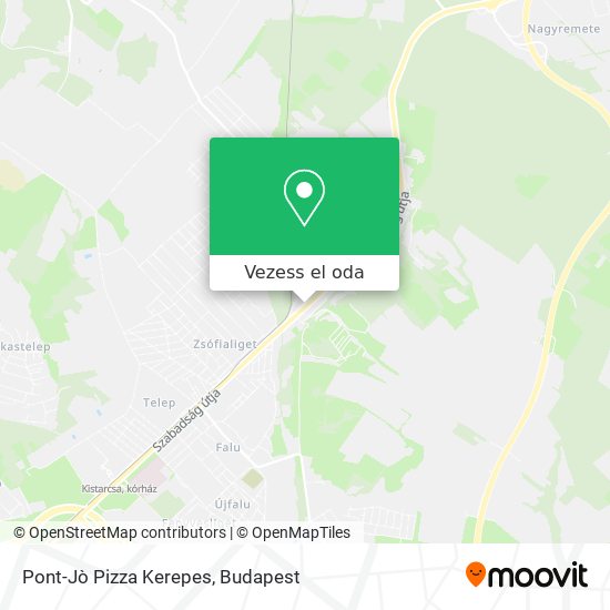 Pont-Jò Pizza Kerepes térkép