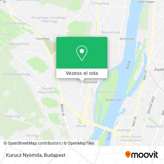 Kurucz Nyomda térkép