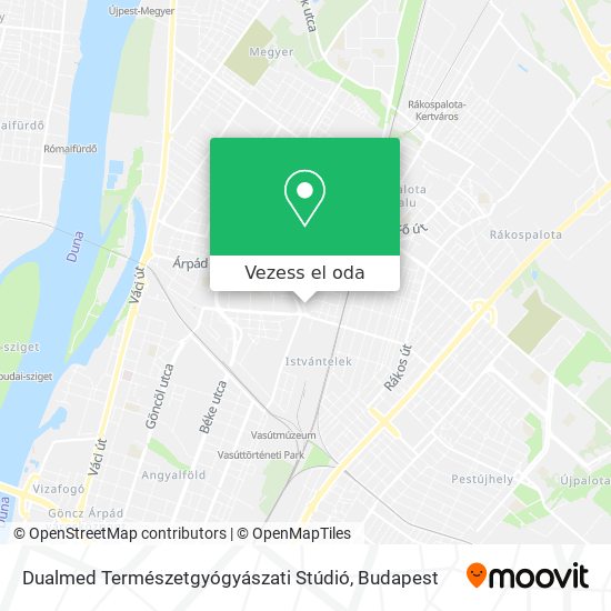 Dualmed Természetgyógyászati Stúdió térkép