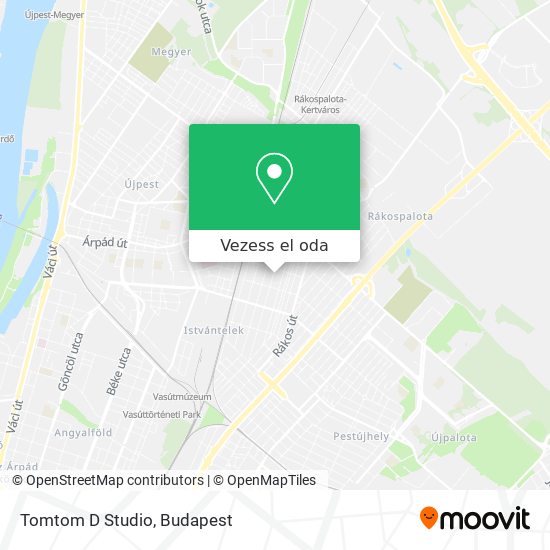 Tomtom D Studio térkép