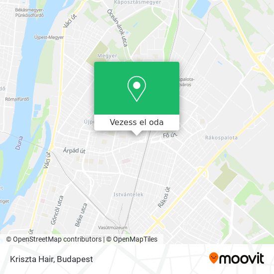 Kriszta Hair térkép