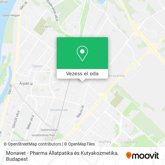 Monavet - Pharma Állatpatika és Kutyakozmetika térkép