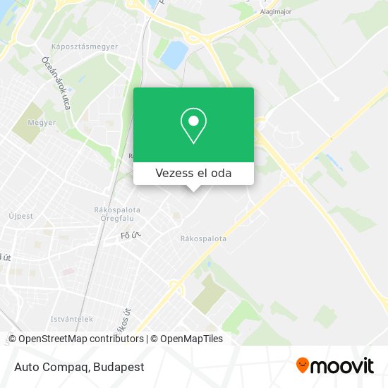 Auto Compaq térkép