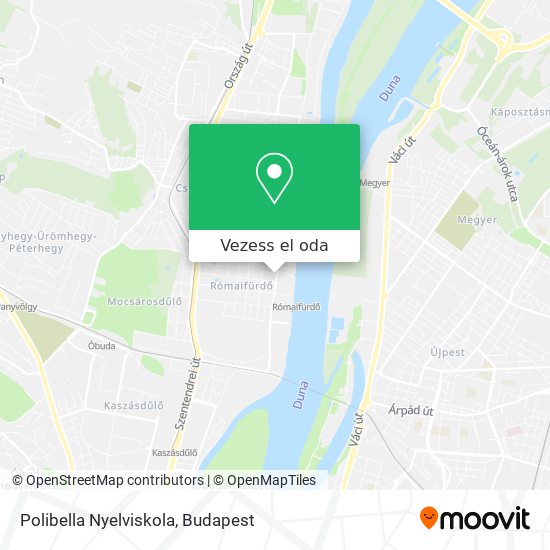 Polibella Nyelviskola térkép