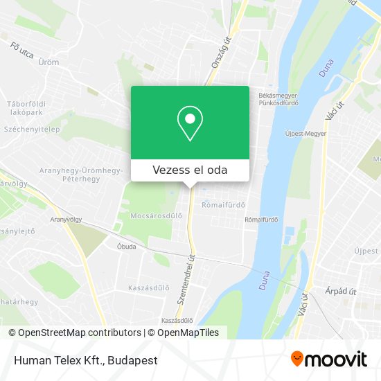 Human Telex Kft. térkép