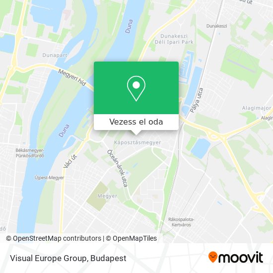 Visual Europe Group térkép