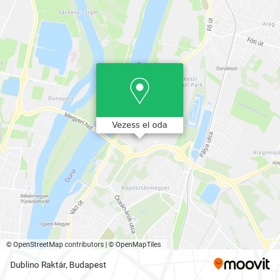 Dublino Raktár térkép