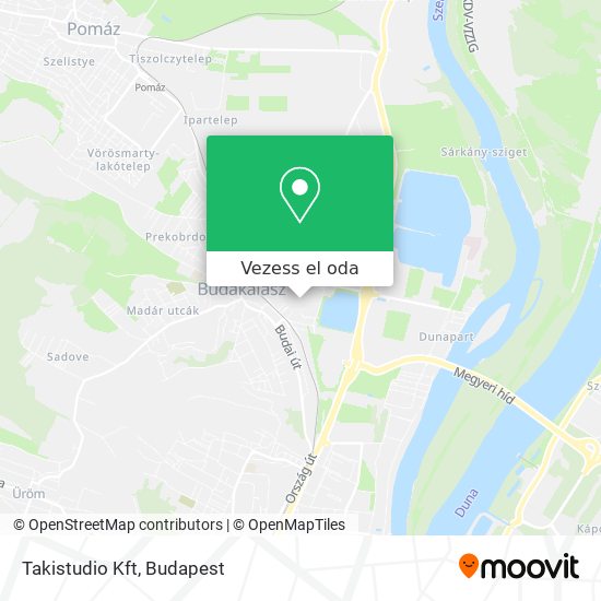 Takistudio Kft térkép