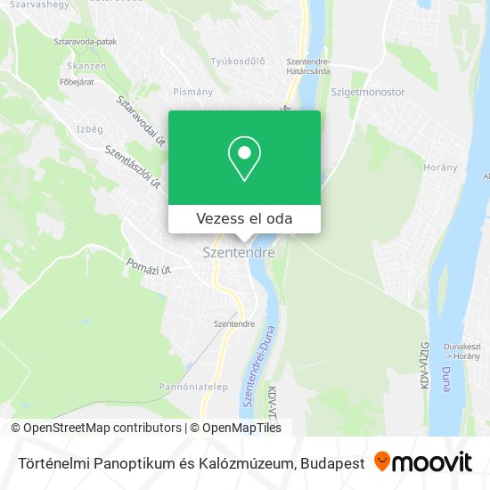 Történelmi Panoptikum és Kalózmúzeum térkép