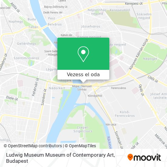 Ludwig Museum Museum of Contemporary Art térkép
