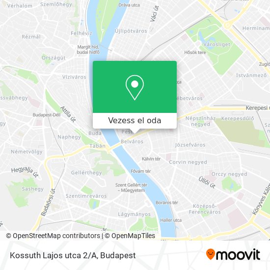 Kossuth Lajos utca 2/A térkép