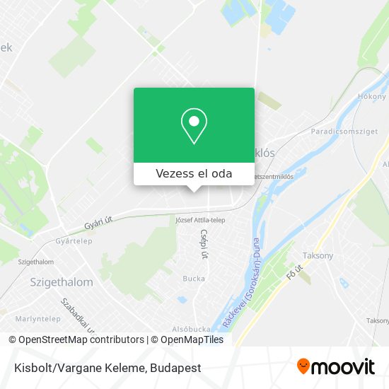 Kisbolt/Vargane Keleme térkép