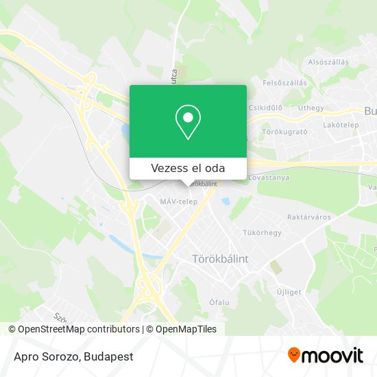 Apro Sorozo térkép