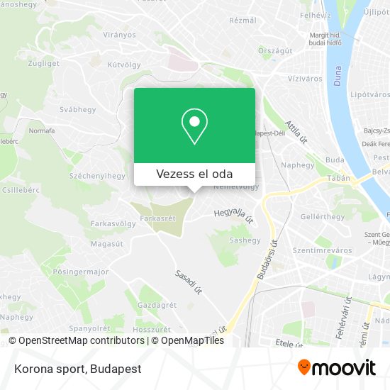 Korona sport térkép