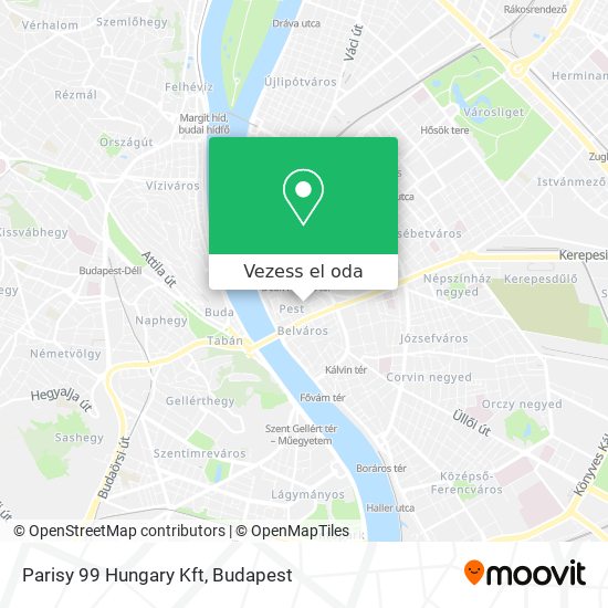 Parisy 99 Hungary Kft térkép