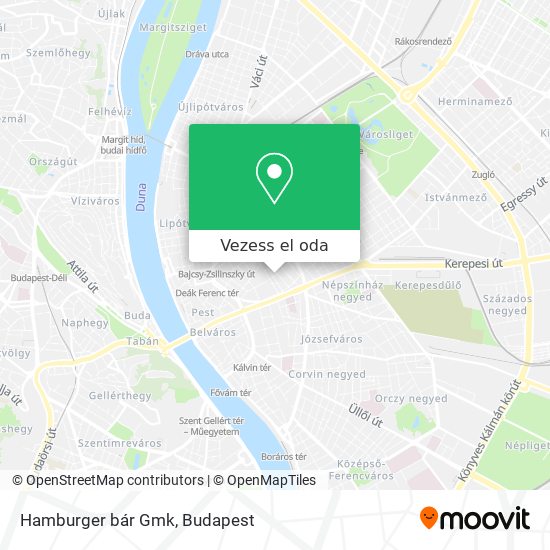 Hamburger bár Gmk térkép