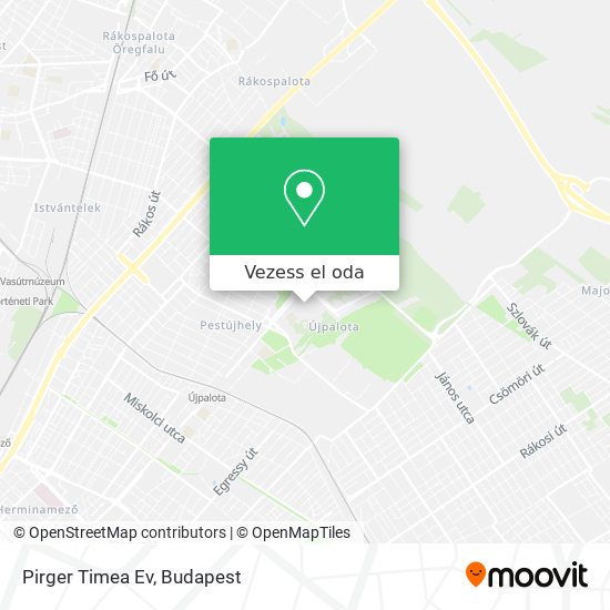 Pirger Timea Ev térkép