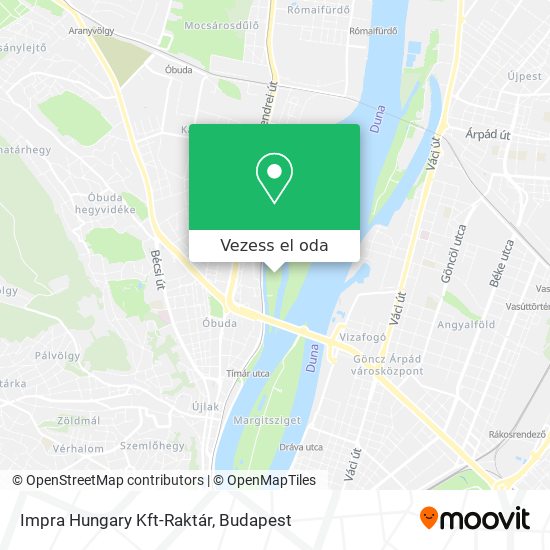Impra Hungary Kft-Raktár térkép