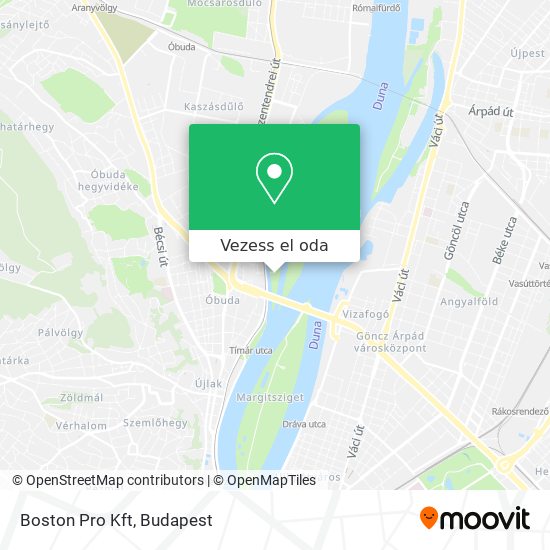 Boston Pro Kft térkép