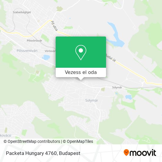 Packeta Hungary 4760 térkép