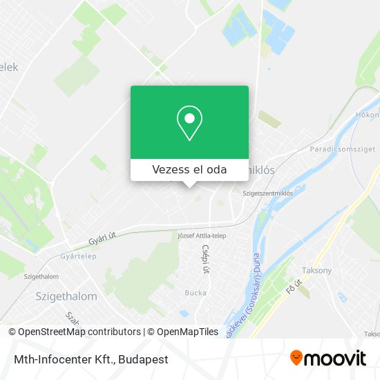 Mth-Infocenter Kft. térkép