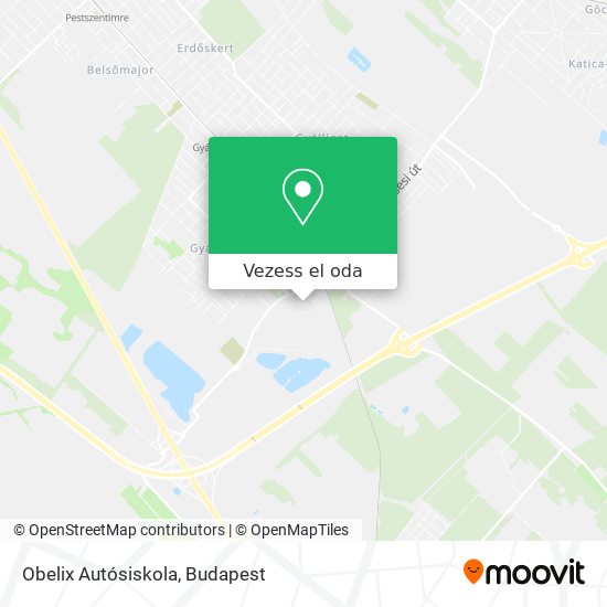 Obelix Autósiskola térkép