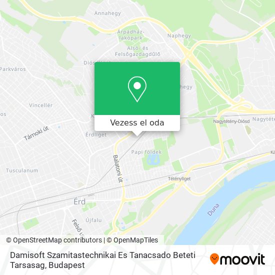 Damisoft Szamitastechnikai Es Tanacsado Beteti Tarsasag térkép