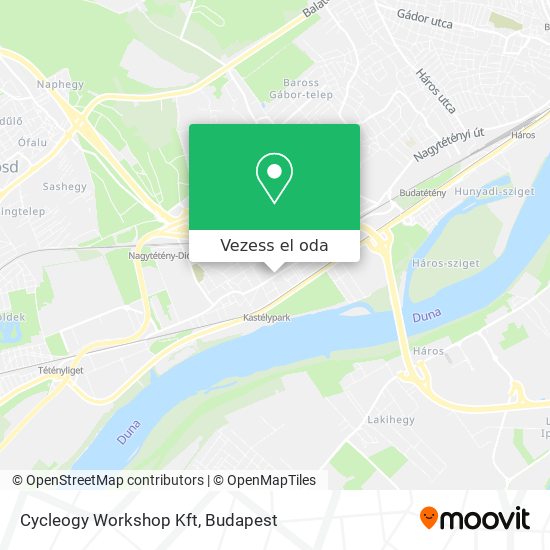 Cycleogy Workshop Kft térkép