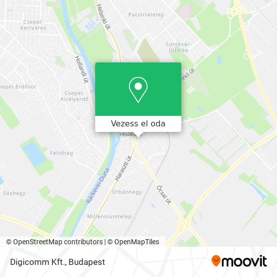 Digicomm Kft. térkép