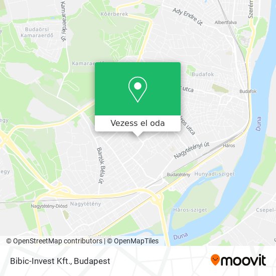 Bibic-Invest Kft. térkép