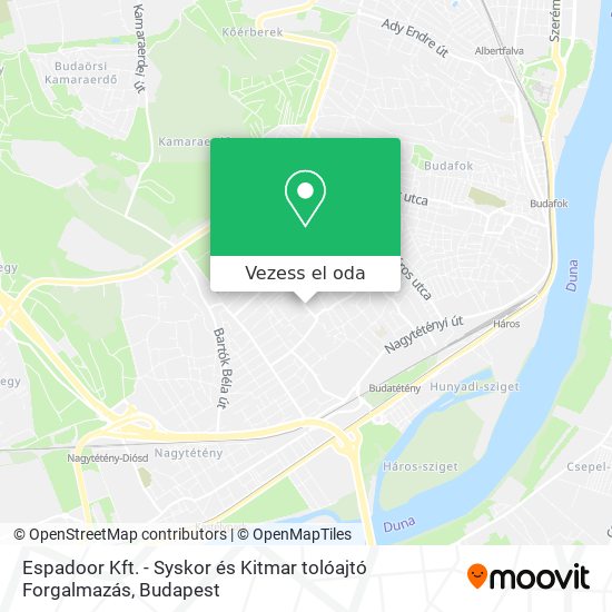 Espadoor Kft. - Syskor és Kitmar tolóajtó Forgalmazás térkép