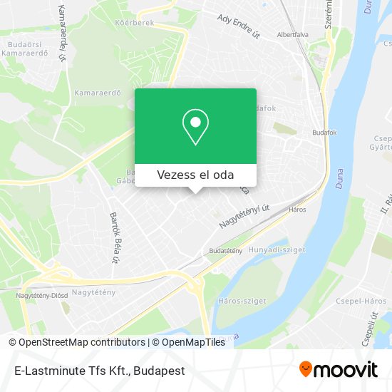 E-Lastminute Tfs Kft. térkép
