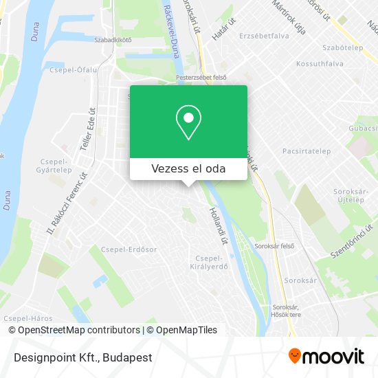 Designpoint Kft. térkép