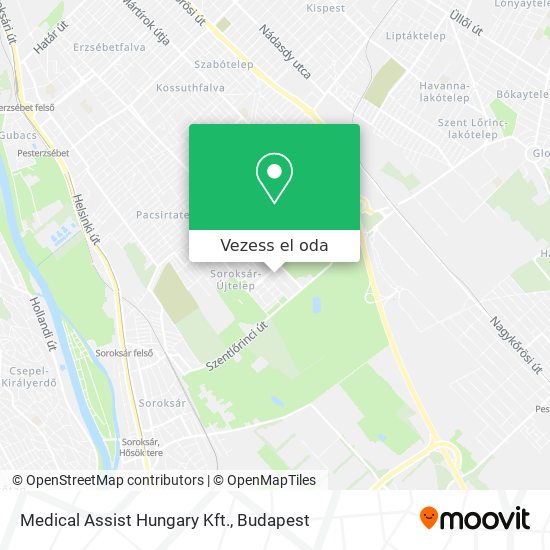 Medical Assist Hungary Kft. térkép