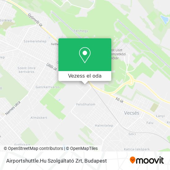 Airportshuttle.Hu Szolgáltató Zrt térkép