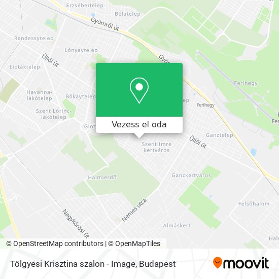 Tölgyesi Krisztina szalon - Image térkép