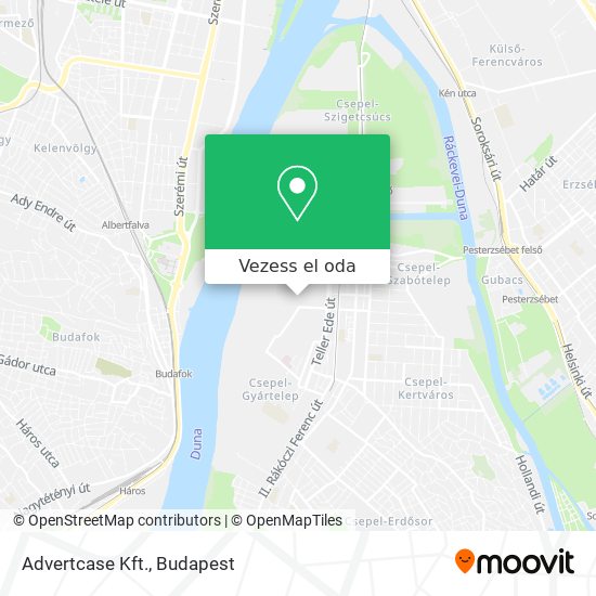 Advertcase Kft. térkép