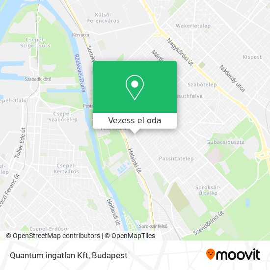 Quantum ingatlan Kft térkép