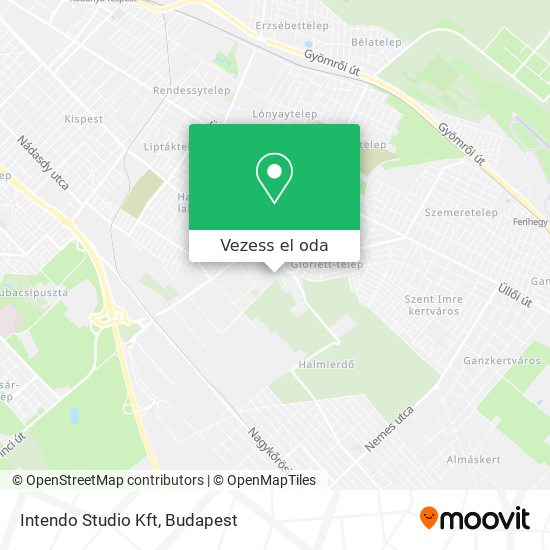 Intendo Studio Kft térkép