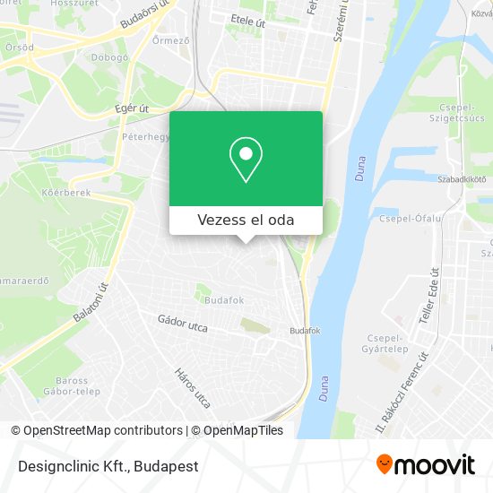 Designclinic Kft. térkép