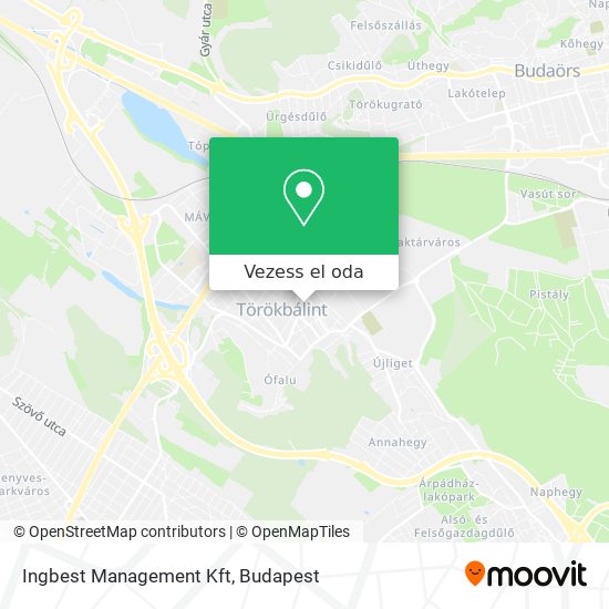 Ingbest Management Kft térkép