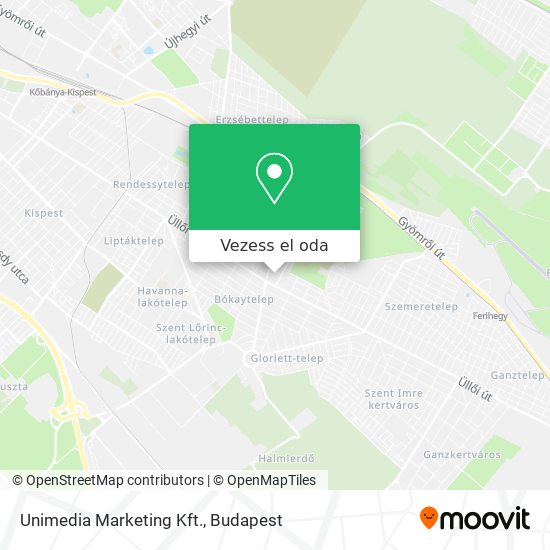 Unimedia Marketing Kft. térkép