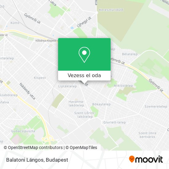 Balatoni Lángos térkép