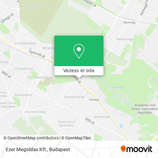 Ezer Megoldas Kft. térkép
