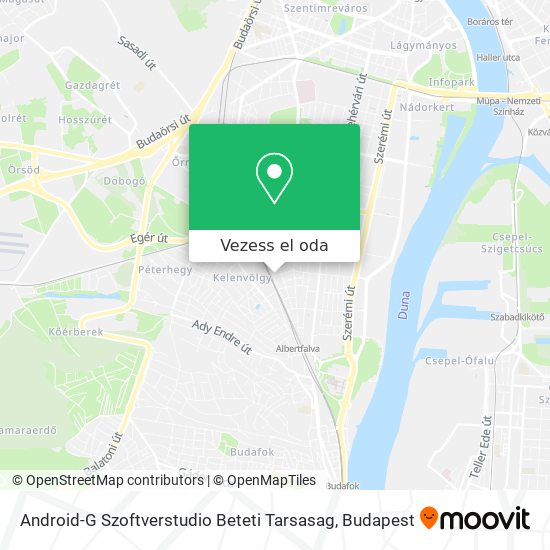 Android-G Szoftverstudio Beteti Tarsasag térkép