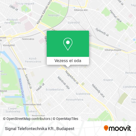 Signal Telefontechnika Kft. térkép