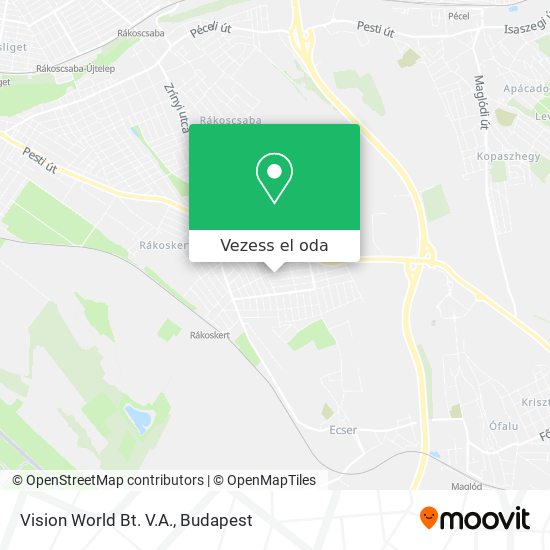 Vision World Bt. V.A. térkép